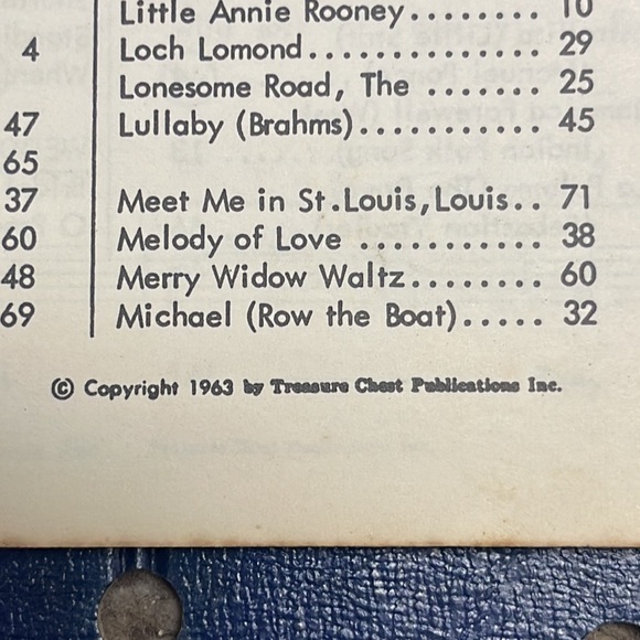 1963 music for portable chord organs vintage music book - Picture 6 of 13